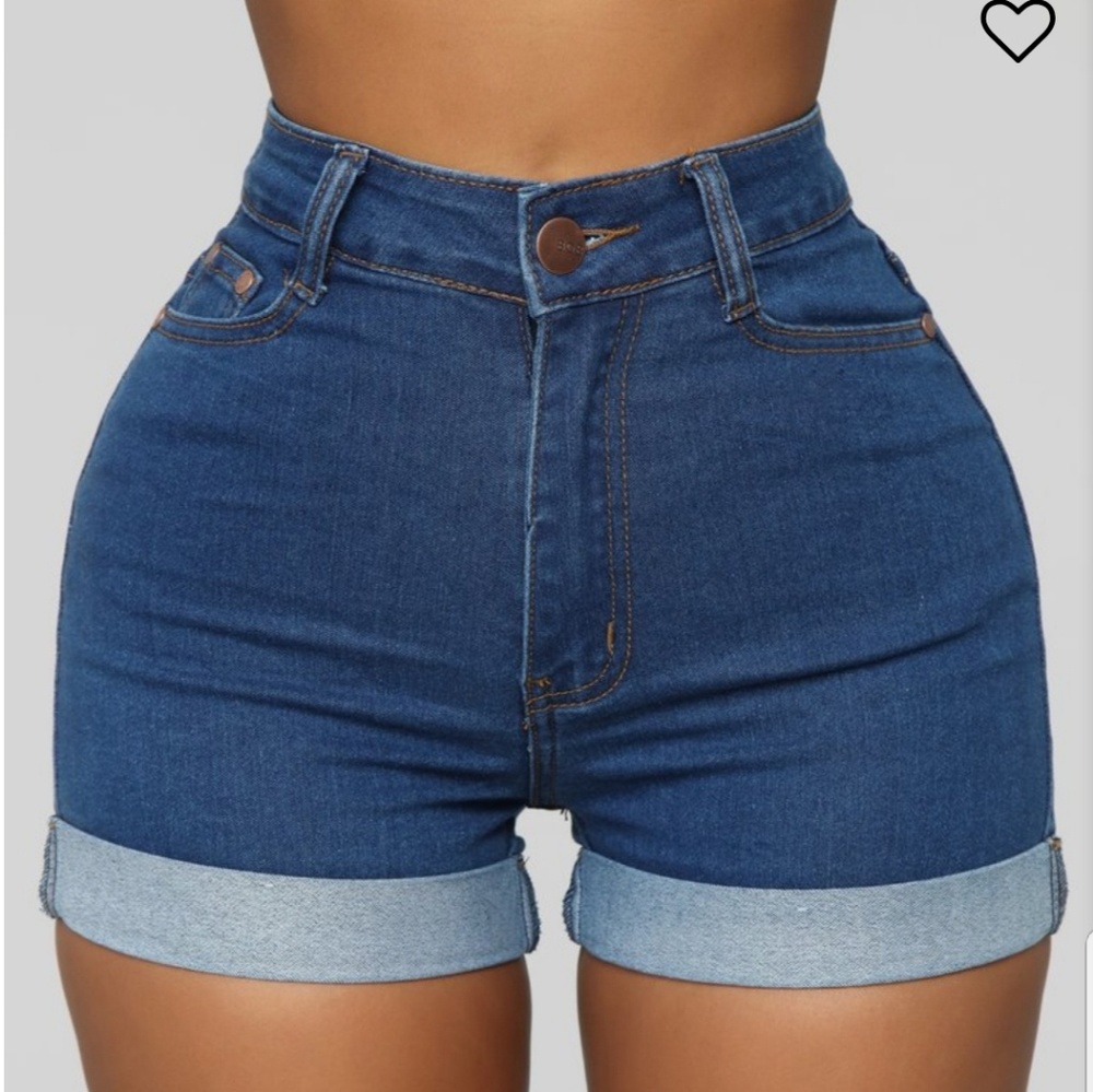 Denim shorts